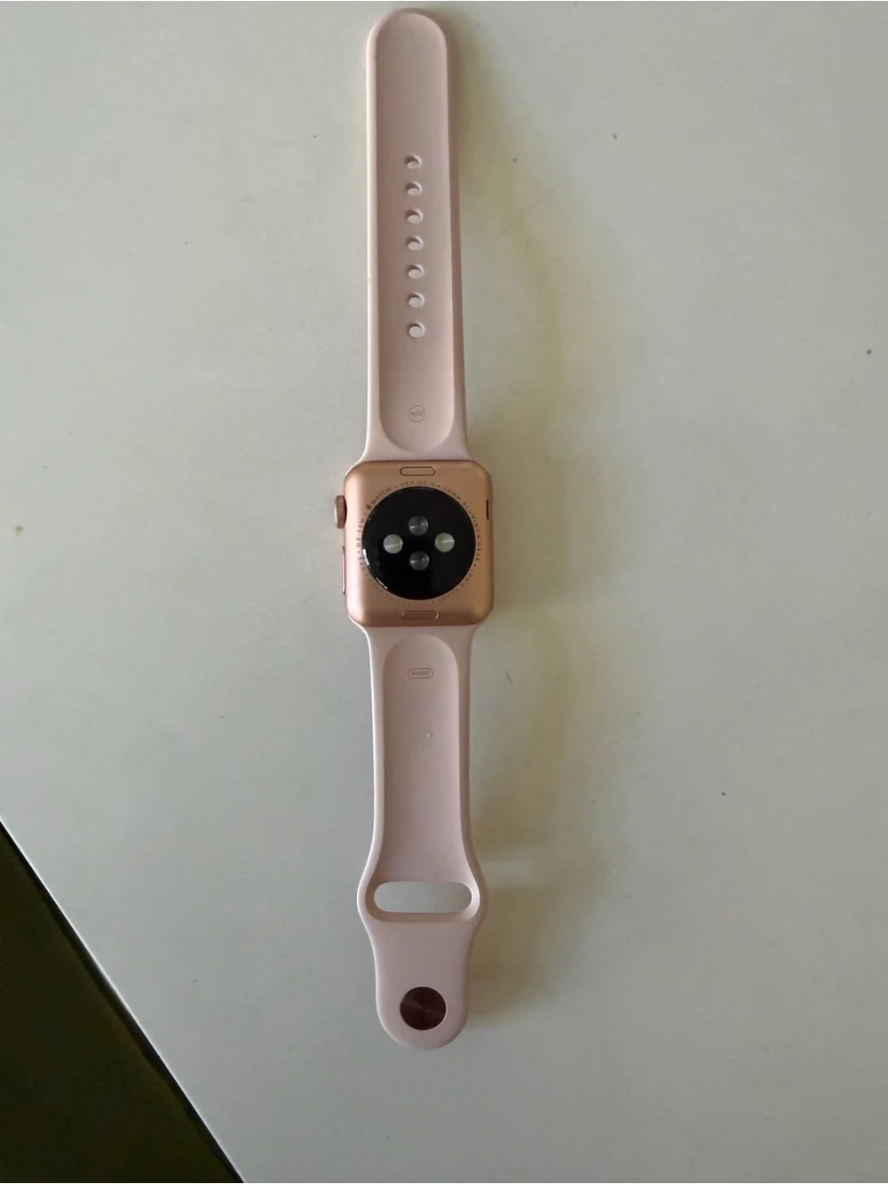 Apple Watch Series 3  38 mm with Pink Sport Band - Pink